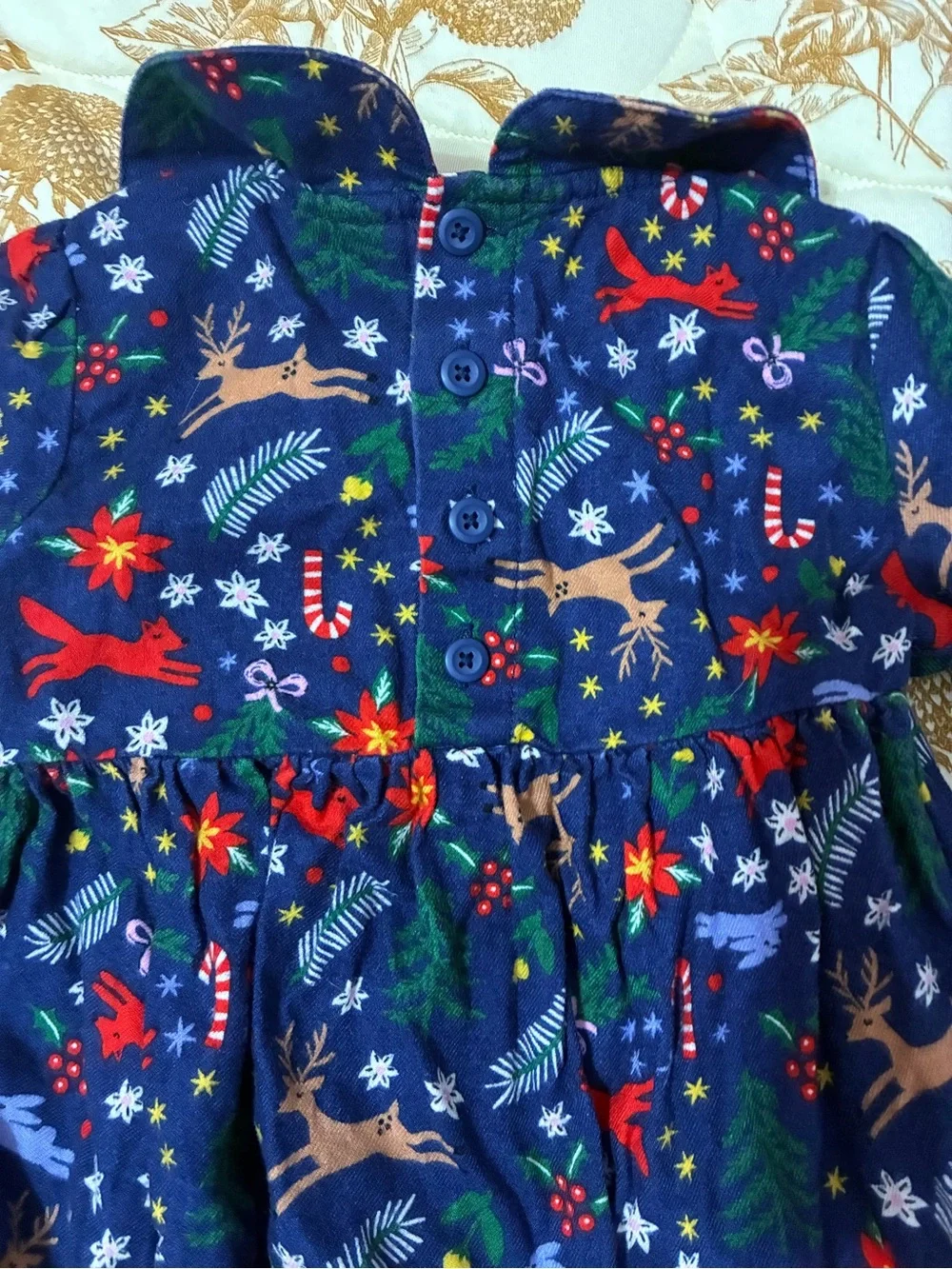 Hanna Andersson Christmas bubble romper